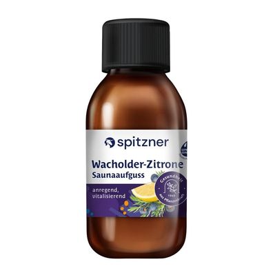Saunaaufguss Wellness Wacholder-Zitrone 125 ml
