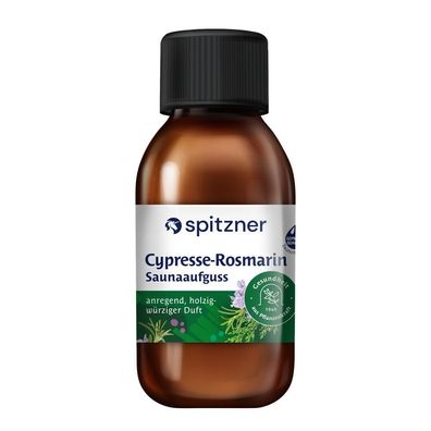 Saunaaufguss Wellness Cypresse Rosmarin 125 ml