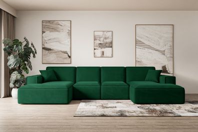 Sofa Praktische Bequeme Funktionsecke Couch U-Form Eckcouch SIERRA-U
