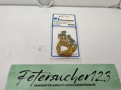 Viessmann H0 6007 Hausbeleuchtung mit 1 LED gelb / 10 Stück / OVP