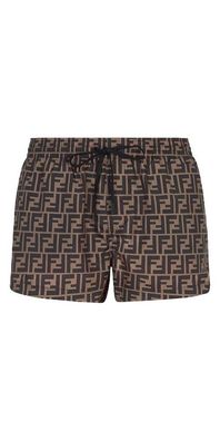 Fendi Badehose Braun Herren