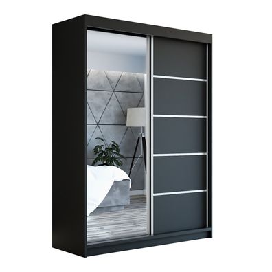 Kleiderschrank GAP 160 cm mit Schwebetüren