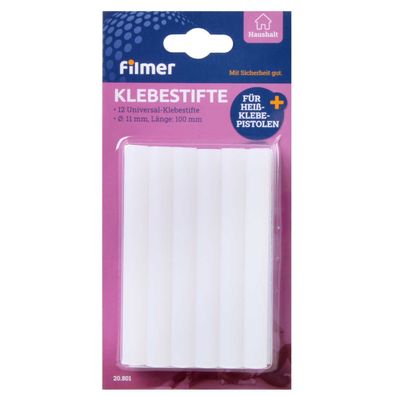 Klebestifte Heißklebepistole 40W - 11mm x 100mm - 12er Pack