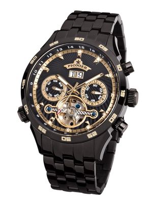 Automatic calendar Florida Diamonds by Pionier Germany GM-505-6 | Black |