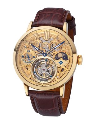 Limited Edition. Zérich Tourbillon by Theorema Germany - GM-901-2 |Gold| Handmade