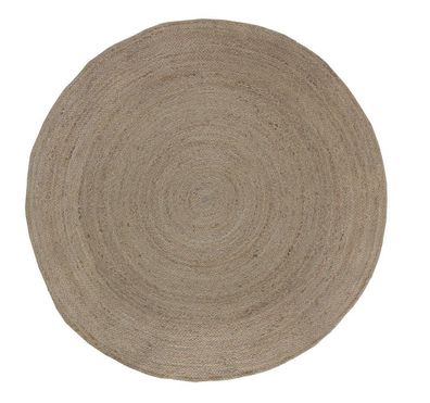 Teppich aus natürlicher Jute, 150 cm Durchmesser