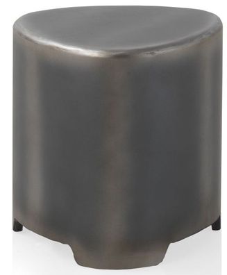 Hocker in Metallic-Farbe lackiert