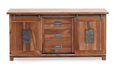Sideboard aus recyceltem massivem Akazienholz