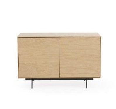 Sideboard mit 2 Türen, natur-eichenfurniert