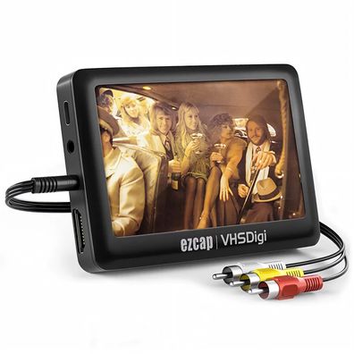 A41D VHS Digitalisierer AV Video Recorder MP3 MP4 4,3 Zoll TFT USB RCA Converter