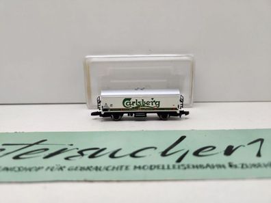 Märklin Z DC 8608 Bierwagen "Carlsberg" ZA / DSB / OVP