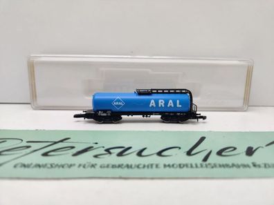 Märklin Z DC 8627 Mineralöl-Kesselwagen blau "ARAL" [P] / DB / OVP