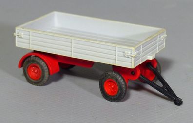 Faller AMS 5972 Büssing LKW-Anhänger rot-grau H0