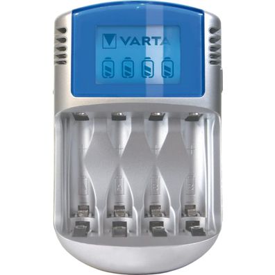 Varta LCD Ladegerät für AA und AAA Akkus mit USB und Autoadapter