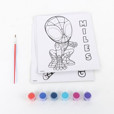 Spidey Ausmal-Set Kreatives Zeichen- und Malzubehör für Kinder