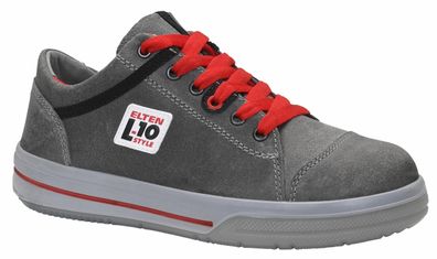 ELTEN Sicherheitsschuhe Vintage Low ESD S3 Leder Stahlkappe Grau 43