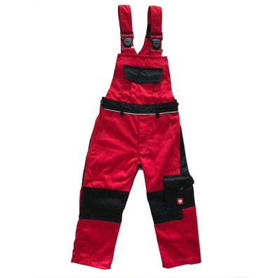 Engelbert Strauss Kinder Latzhose e.s. image rot schwarz Größe 158 164