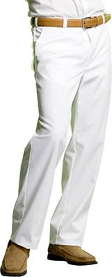 BP Med Herrenhose 1368-686-21 weiß Größe 62n Stretch Mischgewebe