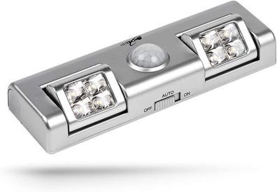 Heitech LED-Lichtleiste mit Bewegungsmelder Wandmontage Kabellos, einstellbar