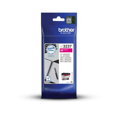 Brother Original LC-3237M Druckerpatrone magenta 1.500 Seiten (LC3237M)