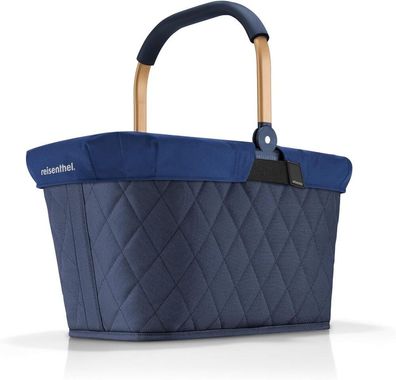 reisenthel Set Carrybag mit Cover BPBK1, frame rhombus midnight gold + dark b