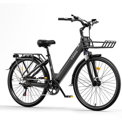 E-Bike Cityrad E·Bycco V1 Elektrofahrrad, 250W Motor, 36V 15,6Ah herausnehmbarer Akku