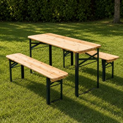 HAGO® Kindersitzgruppe Picknickbank Gartenbank Klappbank Sitzgarnitur Bierzelt