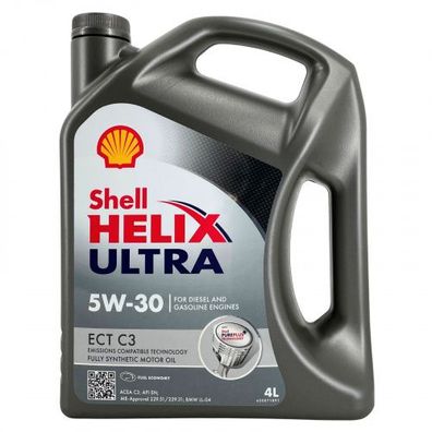 Shell Helix Ultra ECT C3 5W-30 4 Liter