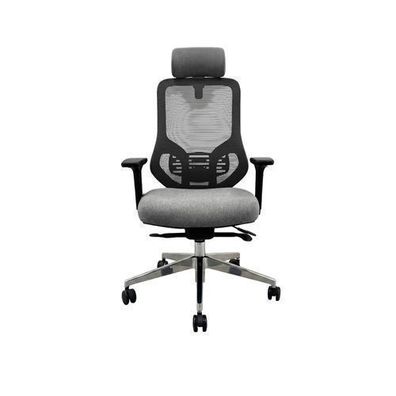 JAN NOWAK Ergonomischer Bürostuhl mit Netzbezug, dunkelgrau, AXIS