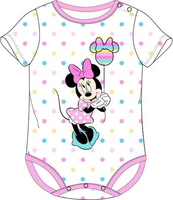 Disney Minnie Mouse - Body für Babys - Größe 68 für Kinder Bekleidung