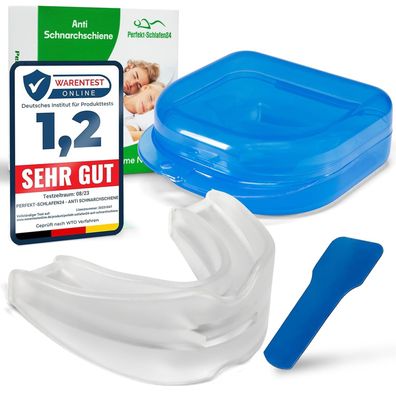 Anti Schnarch Schiene 2 in 1 Schnarchstopper gegen Zähneknirschen Schlafhilfe