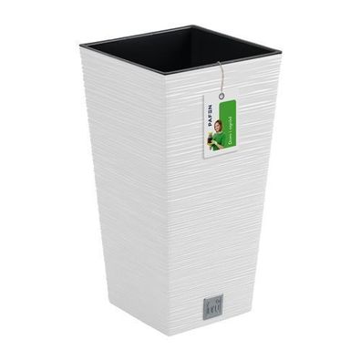Blumentopf Pflanzkübel FURU Square Balkonkasten Blumenkübel Weiß 11 L