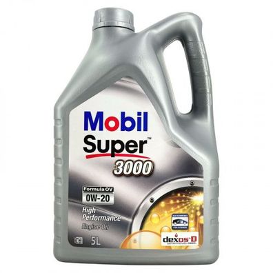 Mobil Super 3000 Formula OV 0W-20 5 Liter