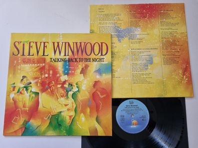 Steve Winwood - Talking Back To The Night Vinyl LP Europe/ Incl. Valerie