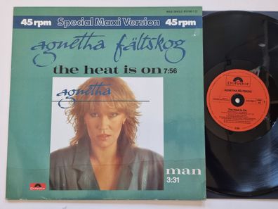 Agnetha Fältskog - The Heat Is On 12'' Vinyl Maxi Germany/ BAD COVER/ ABBA