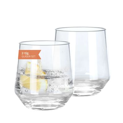 Milano Wasser Glas 2 Stück (12,5 oz) 340 ml