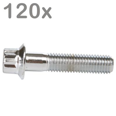 120 Felgenschrauben M7x32 Stahl Verchromt Für BBS Rial Schmidt O.Z. Dynatech Carline