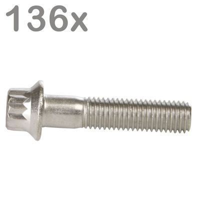 136 Felgenschrauben M7x32 Edelstahl Für BBS Rial Schmidt O.Z. Dynatech Carline
