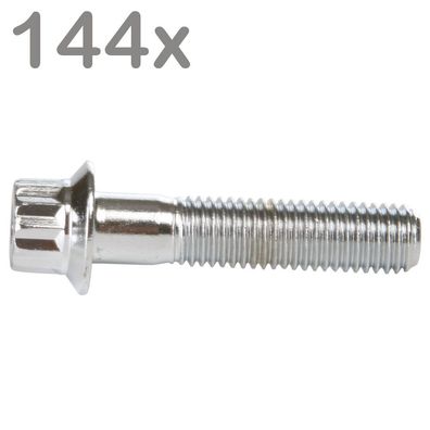 144 Felgenschrauben M7x32 Stahl Verchromt Für BBS Rial Schmidt O.Z. Dynatech Carline