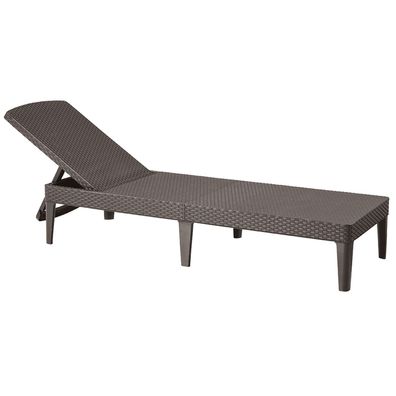Sonnenliege mit 4-Fach Verstellbarer Rückenlehne Gartenliege Jaipur Sun Lounger