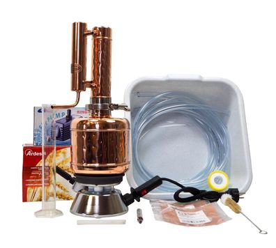 CopperGarden®" Destille EASY Moonshine 2 Liter | Sorgenfrei Paket