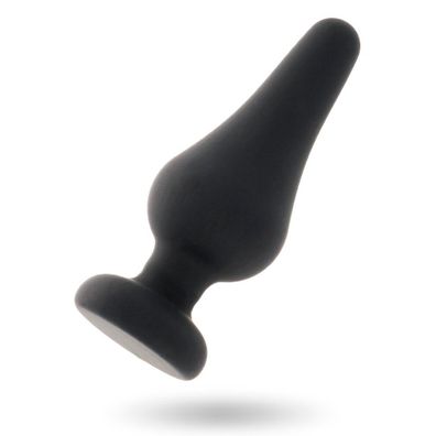 Intense ANAL PLUG PIPO M Silicone BLACK 11 CM