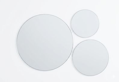 Spiegel Set im minimalistischen Design mit drei kreisrunden Spiegeln