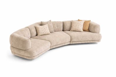 Designer Wohnzimmer 4-Sitzer Sofa Modernes Design Luxuriöser Möbel