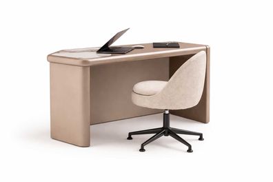 Designer Schreibtisch und Komfortabler Stuhl Set für Home Office