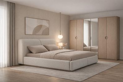Komplettes Schlafzimmer-Set – Luxus Bett Kleiderschrank und mehr