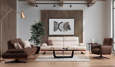 Elegantes Sofa Set 3 Sitzer 4 Sitzer und Sessel für modernes Wohnen