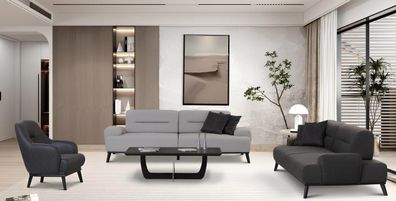 Bequemes 3-Sitzer Sofa Set für stilvolle und moderne Einrichtungen