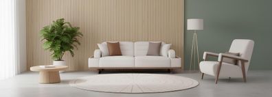 Modernes Sofa Set für Ihr Wohnzimmer 3-Sitzer Sofa und Sessel