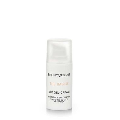 Bruno Vassari, The Basics, Caffeine, Anti-Fatigue, Morning & Evening, Eye Gel, 15ml